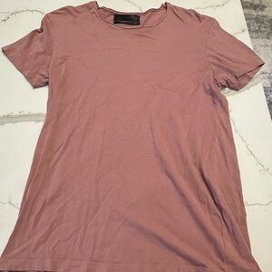 men’s zara tshirt long length size small